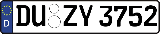 DU-ZY3752