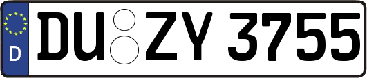 DU-ZY3755
