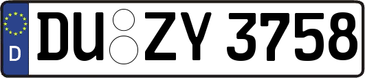 DU-ZY3758