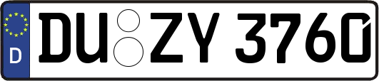 DU-ZY3760