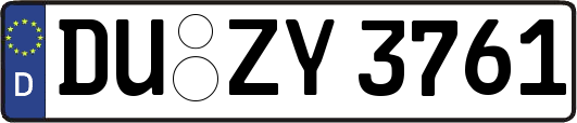 DU-ZY3761