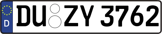 DU-ZY3762