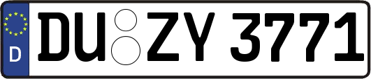 DU-ZY3771