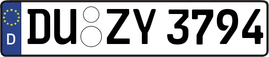 DU-ZY3794