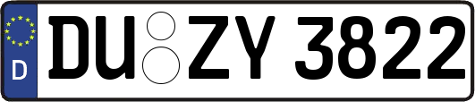DU-ZY3822