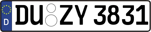 DU-ZY3831