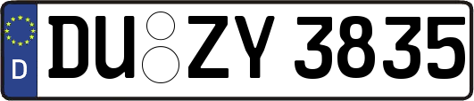 DU-ZY3835