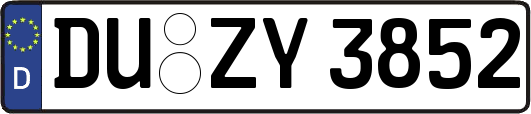 DU-ZY3852
