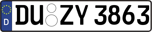 DU-ZY3863