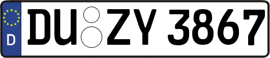 DU-ZY3867