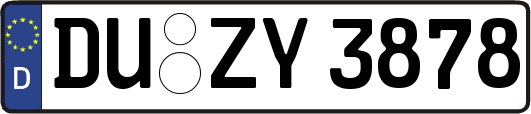 DU-ZY3878