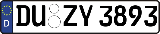 DU-ZY3893