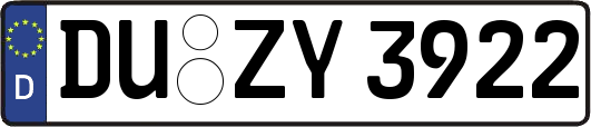 DU-ZY3922