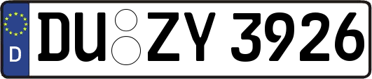 DU-ZY3926