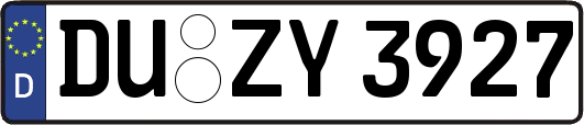 DU-ZY3927
