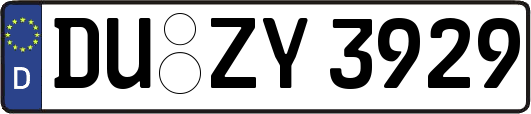 DU-ZY3929
