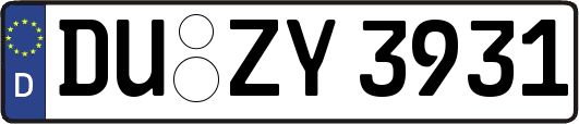 DU-ZY3931