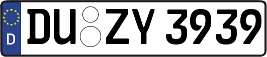 DU-ZY3939