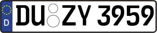 DU-ZY3959
