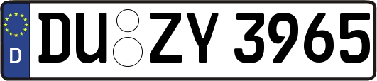 DU-ZY3965