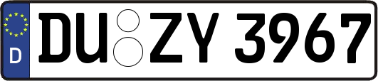 DU-ZY3967