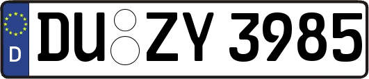 DU-ZY3985