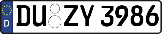 DU-ZY3986
