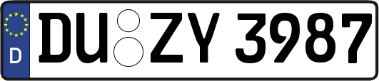 DU-ZY3987