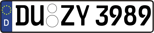 DU-ZY3989