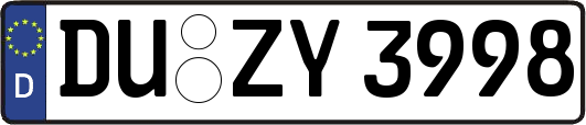 DU-ZY3998