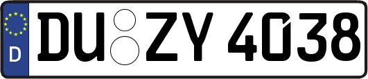 DU-ZY4038