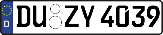 DU-ZY4039