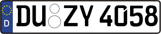 DU-ZY4058