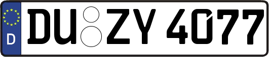 DU-ZY4077