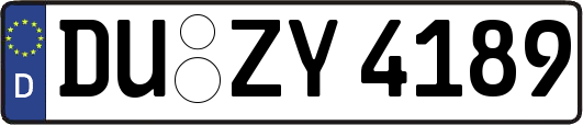DU-ZY4189