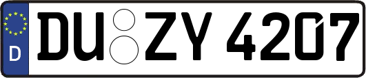DU-ZY4207