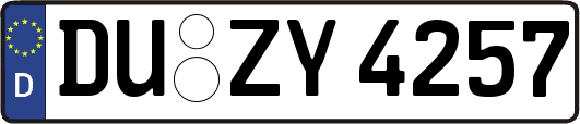 DU-ZY4257