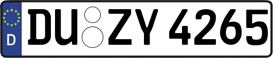 DU-ZY4265