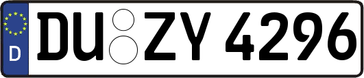DU-ZY4296