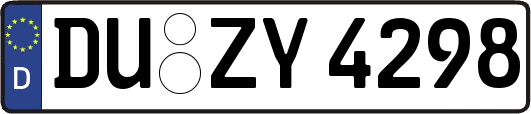 DU-ZY4298