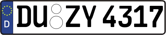 DU-ZY4317