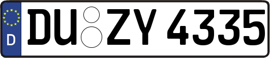 DU-ZY4335