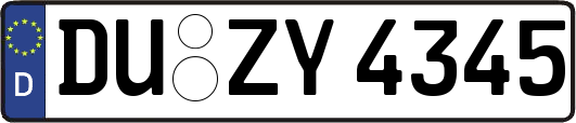 DU-ZY4345