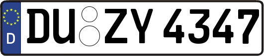 DU-ZY4347