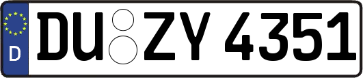 DU-ZY4351