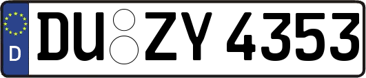 DU-ZY4353