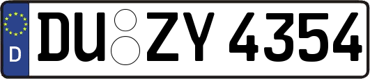DU-ZY4354