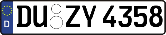 DU-ZY4358