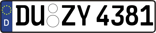 DU-ZY4381