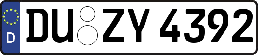 DU-ZY4392